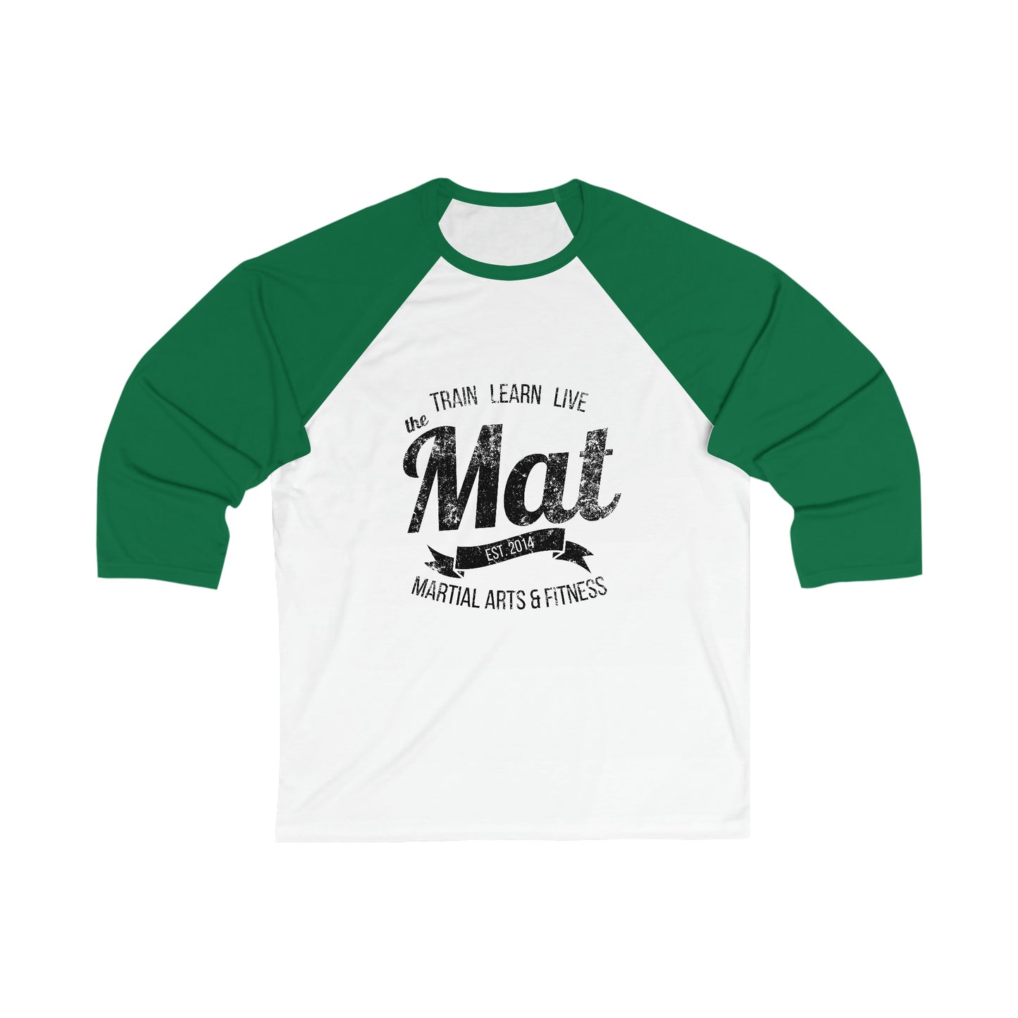 Mat Vintage Logo Unisex 3\4 Sleeve Baseball Tee